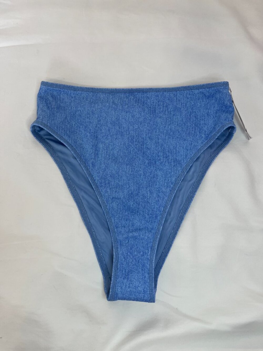 Pink Victoria's Secret Blue High Waist 2 Piece Bikini - Picture 6 of 8